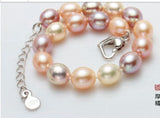 Charming 8-9mm South Sea Multicolor Bracelet 7.5-8in