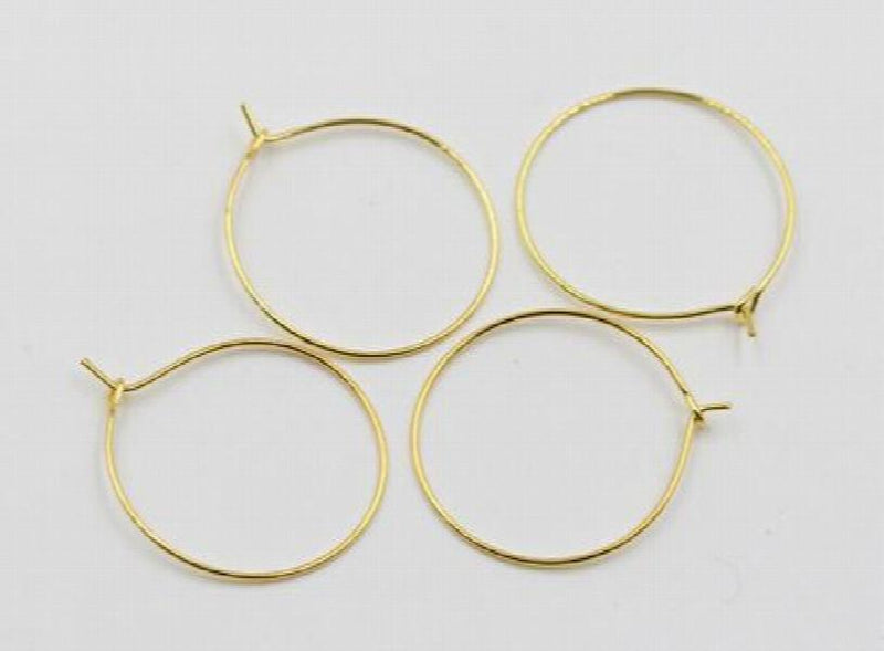 500Pcs Wine Glass Rings Charm Hoop Findings Earring Hoop Accessory