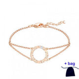 Admiration Bracelet Rose Tone Plated High Jewelry Bracelet