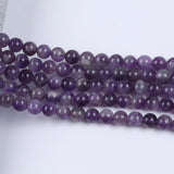 Amethyst Loose Gemstone Beads 8mm DIY String