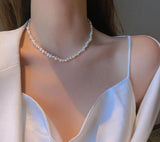 Baroque Real Freshwater Pearl Necklace Fine Jewelry