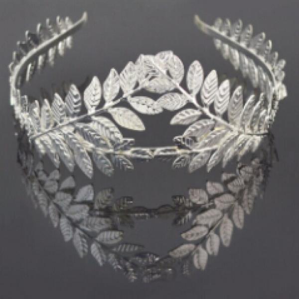 Roman Goddess Leaf Dainty Headdress Hair Crown Tiara Boho Bride