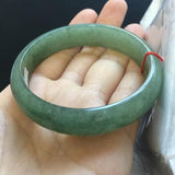 Zheru Jadeite Oil Cyan Princess Jewelry 54-64mm for Mom and Girlfriend