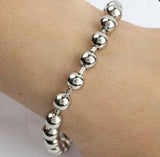 10pcs 6mm ball chain bracelet Stainless steel Women/Girls bracelet XMAS jewelry