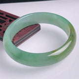 Zheru Jewelry Natural Myanmar Jade 54mm-62mm Bracelet for Mom Girlfriend