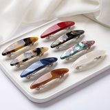 French Hairclips Barrettes Acetate Hair Accessories Side Clip Non-slip Headwear