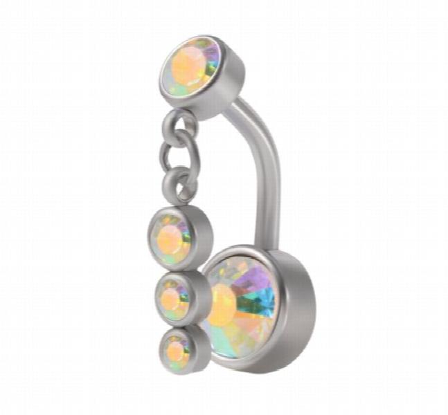 Stainless Steel Navel Ring Belly Piercing Body Jewelry