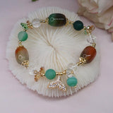 Fishtail Agate Natural Stone Bracelets Women Jewelry