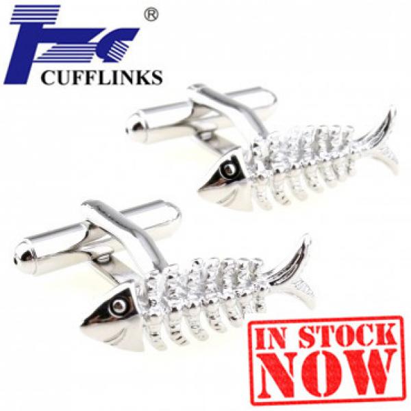 Silver Fish Cufflink Cuff Link 2 Pairs Promo