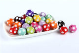 20mm Bubblegum Beads Polka Dot Chunky Beads Necklace&Bracelet