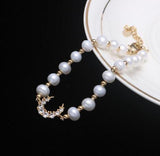 Freshwater Pearl Bracelet Crescent Hand String