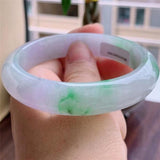 Zheru Jade Bracelet 54mm-62mm Green Princess Jewelry for Girlfriend