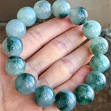 Zheru Jade Two-Tone Bracelet Men Women Jewelry
