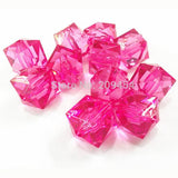 20mm Transparent Cube Chunky Beads - 105pcs/bag