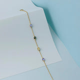 Family Birthstone Bracelet, Personalized Stainless Steel Jewelry