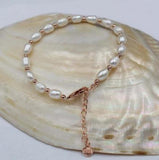 Colorful Freshwater Pearl Bracelet Wedding Mom Charming Lady Fine Jewelry Gift