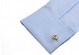 iGame Knot Cuff Links Silver Copper Knot Gift For Men