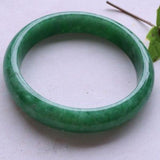 Natural Burmese Jadeite Light Green 54-62mm Bracelet Princess Jewelry