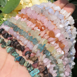 5-8mm Citrines Crystal Stone Gravel Chips Beads for Jewelry Making