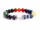 Colorful Round Beads Chakra Bracelet Jewelry Supplies DIY Accessaries Gift