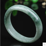 Natural Myanmar Jadeite 54-64mm Two-Color Bracelet