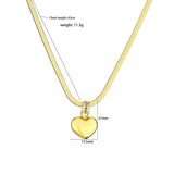 HECHENG Heart Earrings Necklace Bracelet Set