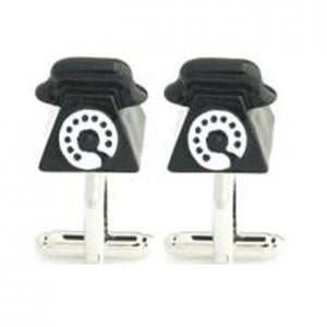 Slipper Telephone Mask Fish Line Photo Wine Bottle Magic Button Cufflink 1 Pair