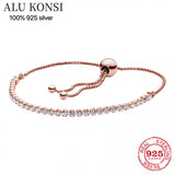 925 Silver Snake Chain Women's Bracelet
