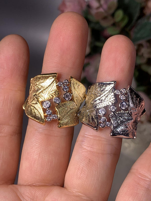 Monaco Statement Stackable Ring Women Wedding Dubai Punk Bridal Top Finger Rings