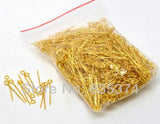2000pcs 20x0.7mm Eye Pins Jewelry Findings