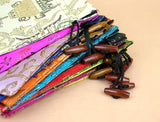 Chinese Embroidery Multicolor Satins Jewelry Drawstring Pouches