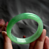 Burmese Jadeite 54-64mm Green Bracelet Princess Jewelry