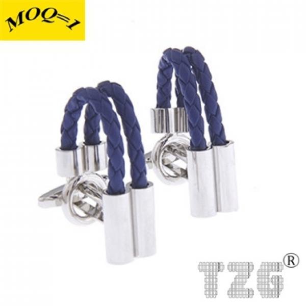 Leather Rope Cufflink Cuff Link Pair
