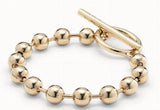 High-Quality 925 Silver 14K Pendant Beads Bracelet Jewelry