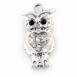 20PCS Owl Hang Pendant Charms DIY Accessories For Locket (Gold/Silver)