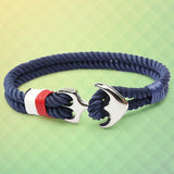 Stainless Steel Unisex Bracelet Rope Boat 99 S0449