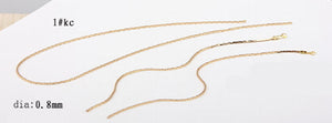 Copper Chain Tassel Earrings DIY Material