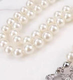 Three-Layers Pearl Saturn Necklaces Choker Clavicle Chain For Women