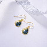 925 Sterling Silver Abalone Shell Pearl Earrings Gift for Women