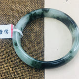 Natural Jadeite Bracelet with Floating Flower Design