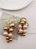 Glass Pearls Ear Clip Jewelry, Europe & US O Series