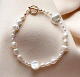 Freshwater Pearl Bracelet Baroque Bangle