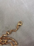 18K Stainless Steel Floral Necklace Runway Gown