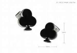 Sunnylink Men's Playing Cards Cufflinks for Shirt L1077 15mm