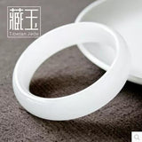 Natural Hetian Jade Bracelet 54-64mm Princess Jewelry Gift