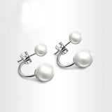 925 Silver Pearl Earrings Women Gift Jewelry