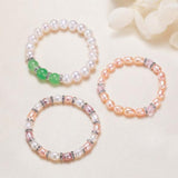 520 Copper Alloy Water Drop Pearl Necklace