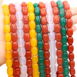 Natural Stone Colorful Agates Spacer Beads for Jewelry Making