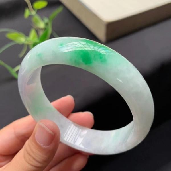Zheru Emerald Green Two-Tone 54-64mm Bracelet for Mother and Girlfriend