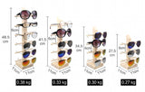 Wood Sunglasses Case Stand Jewelry Organizer Glasses Holder